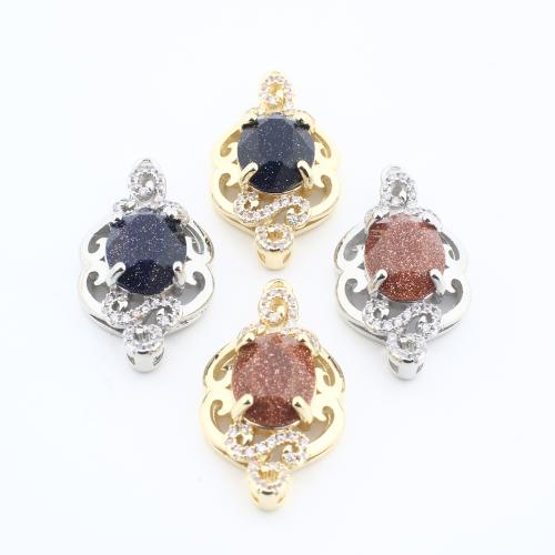 Crystal Pendants, Brass, with Crystal, plated, DIY & with rhinestone, more colors for choice, 26x14x8mm, 20PCs/Bag, Sold By Bag