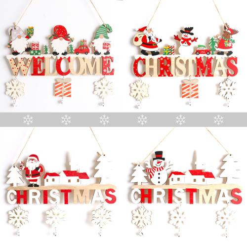 Middle Density Fibreboard Hanging Ornaments, Christmas Design & different styles for choice, 220x160mm, Sold By PC