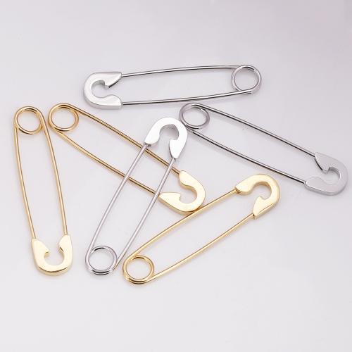 Stainless Steel Pendants, 304 Stainless Steel, Paper Clip, plated, DIY, more colors for choice, 38.50x8mm, 5PCs/Bag, Sold By Bag