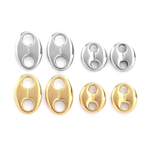 Stainless Steel Connector, 304 Stainless Steel, plated, DIY, more colors for choice, 10PCs/Bag, Sold By Bag