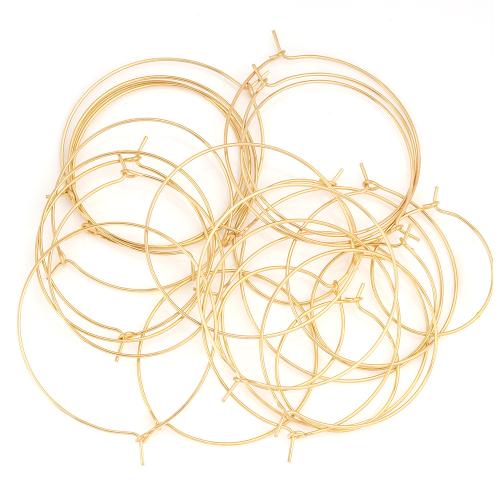 Основы для серги из нержавеюших стали, Нержавеющая сталь 304, плакирован золотом, DIY & разный размер для выбора, 20ПК/сумка, продается сумка