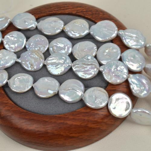 Cultured Button Freshwater Pearl Beads, Baroque, DIY, more colors for choice, 14-15mm, Sold Per 40 cm Strand