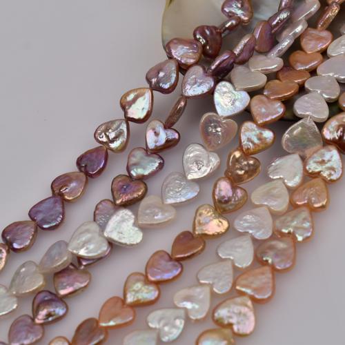 Natural Freshwater Pearl Loose Beads, Heart, DIY, more colors for choice, 12-13mm, Sold Per 40 cm Strand
