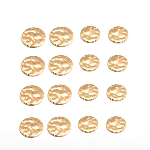 Stainless Steel Tag Charm, 304 Stainless Steel, Flat Round, plated, DIY & different size for choice, more colors for choice, Sold By PC