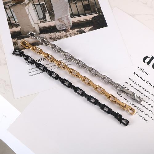 304 Stainless Steel Bracelet, plated, fashion jewelry & for man, more colors for choice, Length:Approx 22.5 cm, Sold By PC