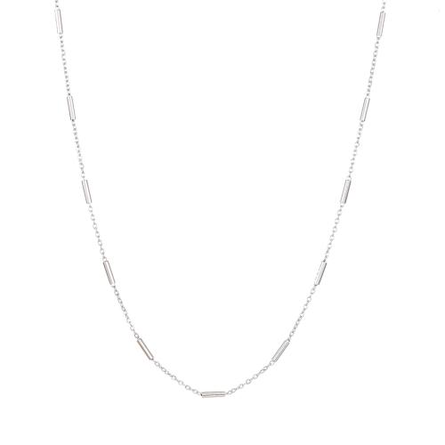 304 Stainless Steel Necklace, with 5cm extender chain, plated, fashion jewelry & for woman, more colors for choice, Length:Approx 45 cm, Sold By PC