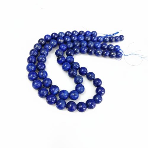 Abalorios de Lapislazuli, Lapislázuli, Esférico, natural & Bricolaje, más colores para la opción, beads length 10-11mm, Vendido para aproximado 38 cm Sarta