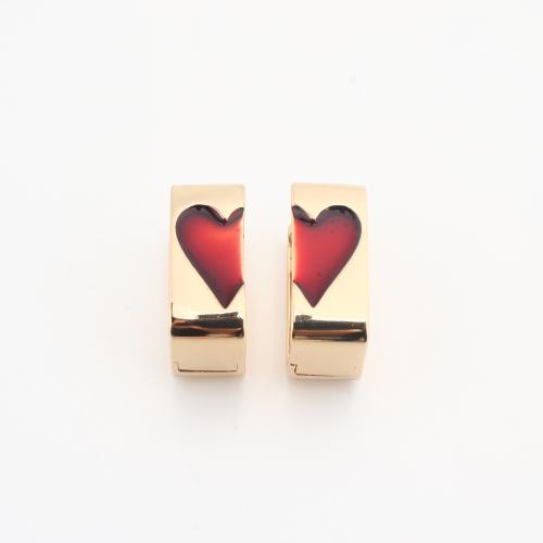 Brass Lever Back Earring, gold color plated, fashion jewelry & for woman & enamel, 20PCs/Bag, Sold By Bag