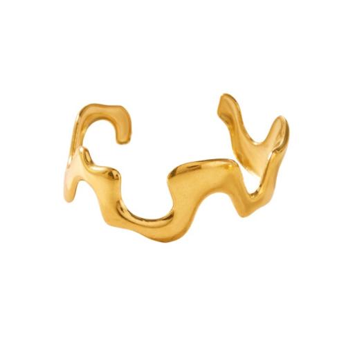 304 Stainless Steel Cuff Bangle, plated, fashion jewelry & for woman, more colors for choice, Inner Diameter:Approx 62mm, Sold By PC