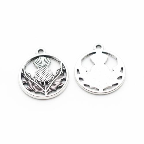Tibetan Style Pendants, antique silver color plated, DIY, 16x19mm, 100PCs/Bag, Sold By Bag