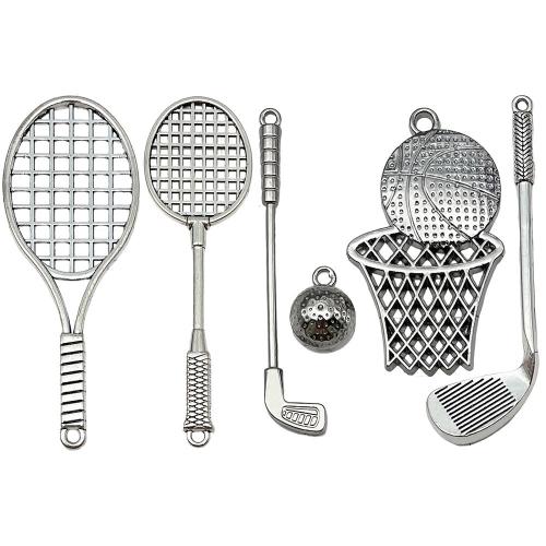 Zink-Aluminium-Anhänger, Zinklegierung, antik silberfarben plattiert, DIY & verschiedene Stile für Wahl, keine, verkauft von PC