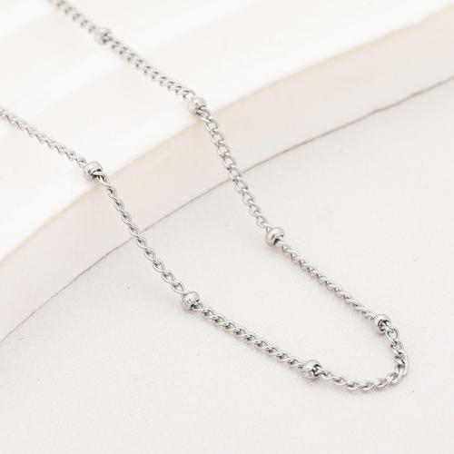 304 Stainless Steel Necklace, plated, sideways chain & Unisex & different styles for choice, 10PCs/Lot, Sold By Lot
