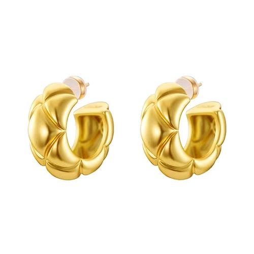 Brass Stud Earring, 18K gold plated, for woman, more colors for choice, 8.30x22.50mm, Sold By Pair