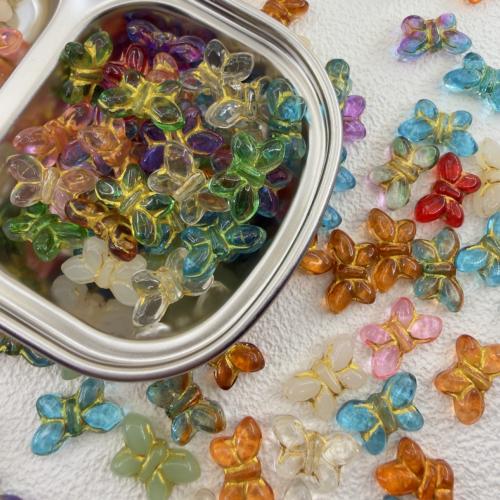 Animal Lampwork Beads, Butterfly, DIY, more colors for choice, 19.50x11x5.80mm, Hole:Approx 1mm, 100PCs/Bag, Sold By Bag