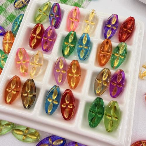 Lampwork Beads, Olive, stoving varnish, DIY, more colors for choice, 20x9x3.60mm, Hole:Approx 1mm, 100PCs/Bag, Sold By Bag
