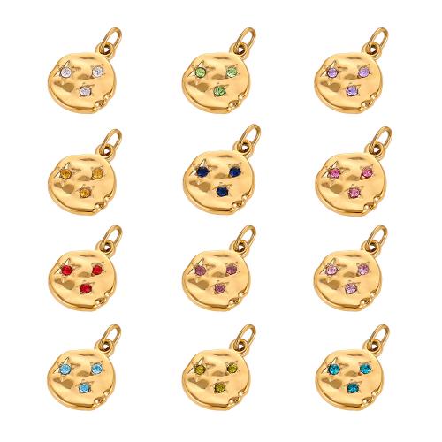 Stainless Steel Pendants, 304 Stainless Steel, plated, DIY & different styles for choice & with rhinestone, Sold By PC