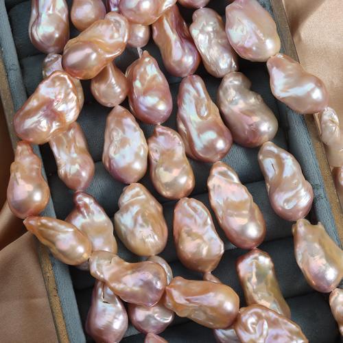Cultured Baroque Freshwater Pearl Beads, DIY, multi-colored, beads width 15-16mm, length 20-30mm, Sold Per Approx 40 cm Strand
