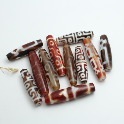 Natural Tibetan Agate Dzi Beads, DIY & different styles for choice, Sold By PC