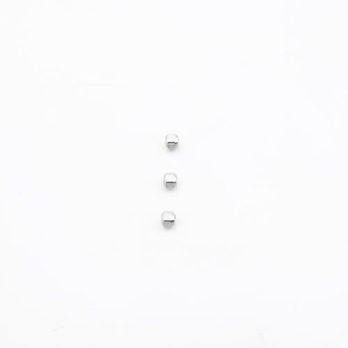 Stainless Steel Spacer Beads, 304 Stainless Steel, DIY, 3x3x3mm, Sold By PC