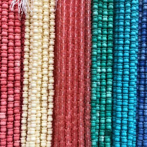 Abalorios de Resina, Bricolaje, más colores para la opción, 9.50x7.90mm, aproximado 45PCs/Sarta, Vendido para aproximado 38 cm Sarta