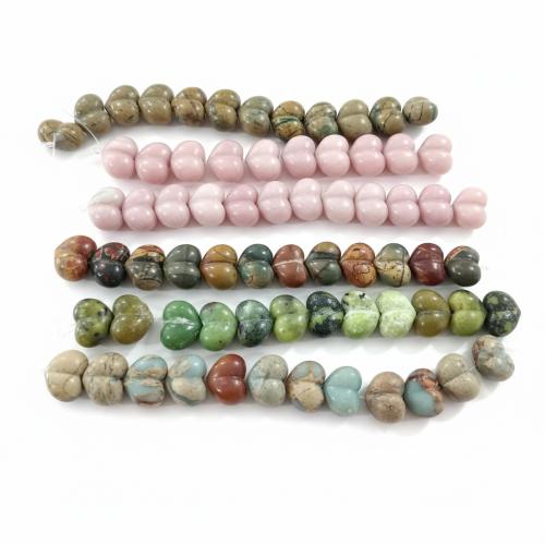 Gemstone Jewelry Beads, Heart, DIY & different materials for choice, 11x14mm, Sold Per Approx 38 cm Strand