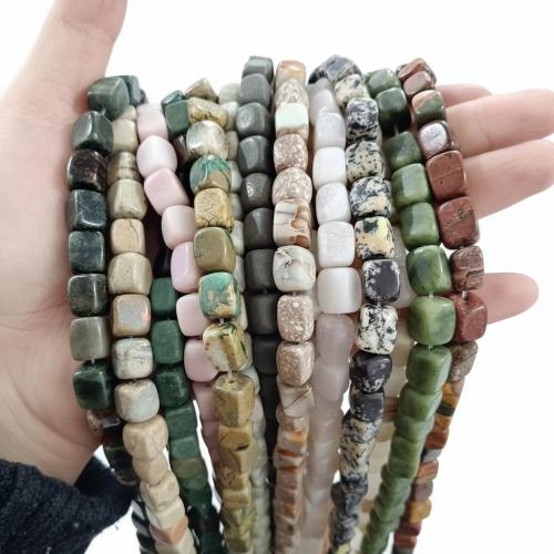 Gemstone Jewelry Beads, DIY & different materials for choice, 8x10mm, Sold Per Approx 38 cm Strand