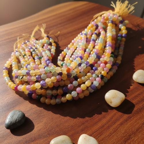 Natural Dragon Veins Agate Beads, Round, DIY, multi-colored, 8mm, Sold Per Approx 38 cm Strand