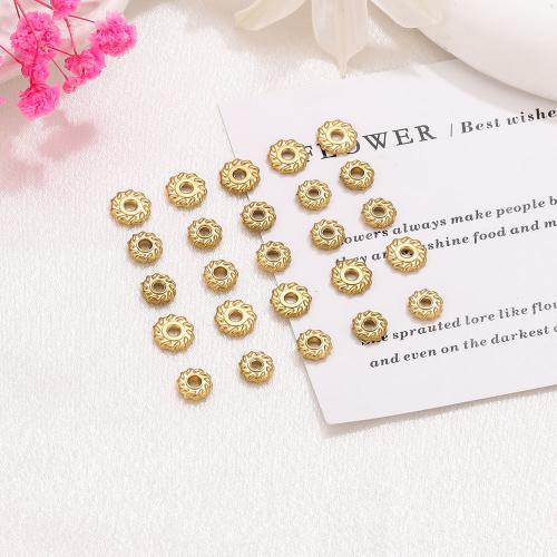 Acier inoxydable Spacer Perles, Acier inoxydable 304, rondelle, Placage, DIY & styles différents pour le choix, Vendu par PC