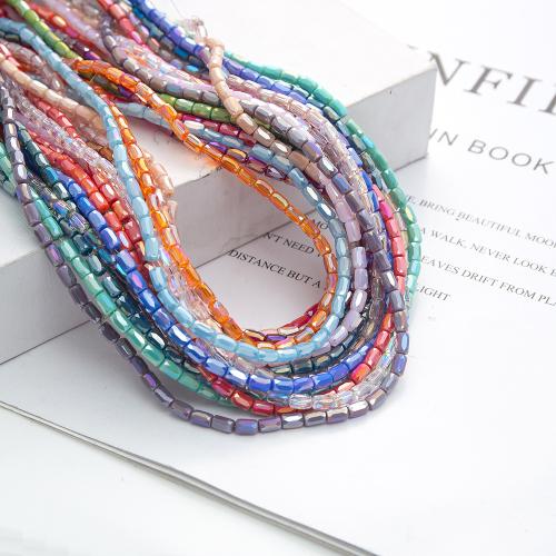 Crystal Beads, DIY, more colors for choice, 4x6mm, Sold Per Approx 38 cm Strand