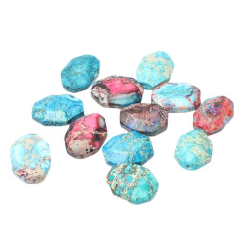 Abalorios de Gemas, Jaspe Impresión, Bricolaje & facetas, más colores para la opción, Vendido por UD