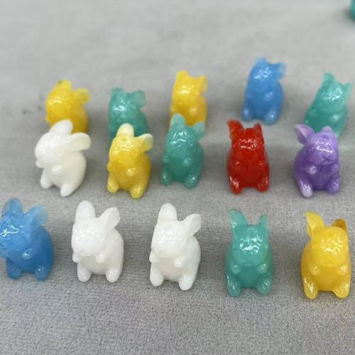 Natural Colored Shell Beads, Shell Powder, Rabbit, DIY, more colors for choice, 11x16mm, 35PCs/Bag, Sold By Bag