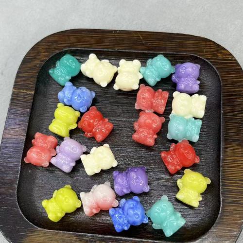 Natural Colored Shell Beads, Shell Powder, Bear, DIY, more colors for choice, 12x13mm, 35PCs/Bag, Sold By Bag