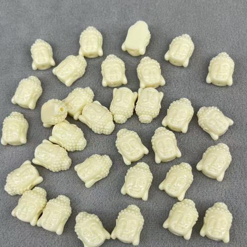 Natural Colored Shell Beads, Shell Powder, Buddha, DIY & different styles for choice, 35PCs/Bag, Sold By Bag