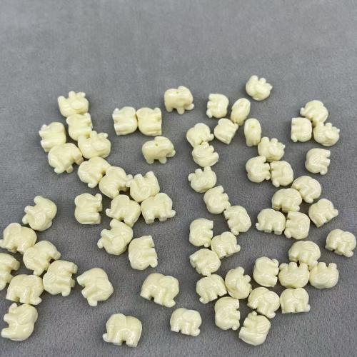 Natural Colored Shell Beads, Shell Powder, Elephant, DIY & different size for choice, more colors for choice, 45PCs/Bag, Sold By Bag
