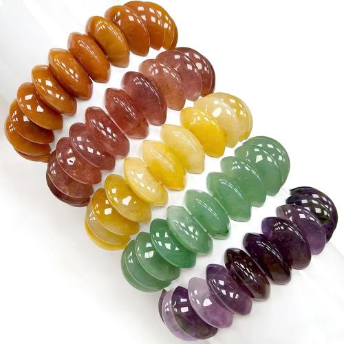Gemstone Bracelet, handmade, different materials for choice & for woman, beads size 10x23mm, Length:Approx 18 cm, Sold By PC