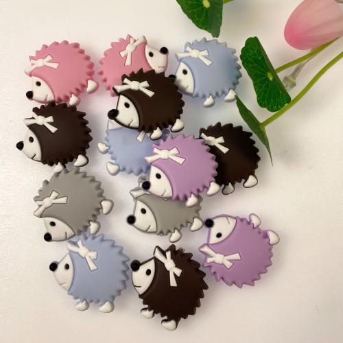 Silicone Beads, Animal, for baby & DIY & different styles for choice, 33x32mm, Sold By PC
