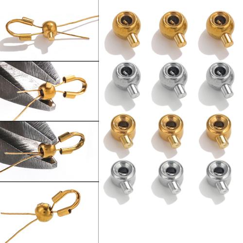 304 Stainless Steel Positioning Bead, plated, DIY & different styles for choice, Sold By PC