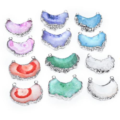 Agate Jewelry Pendants, DIY & different styles for choice, more colors for choice, Sold By PC