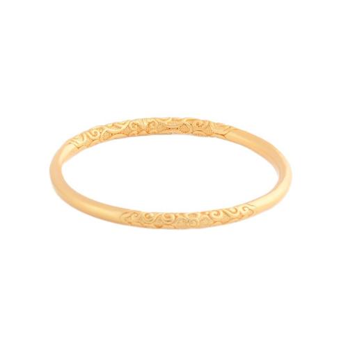 Tibetan Style Bangle, sang gold plated, folk style & different size for choice & for woman, Sold By PC