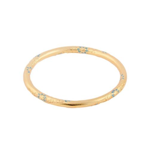 Tibetan Style Bangle, sang gold plated, different size for choice & for woman & enamel, Sold By PC