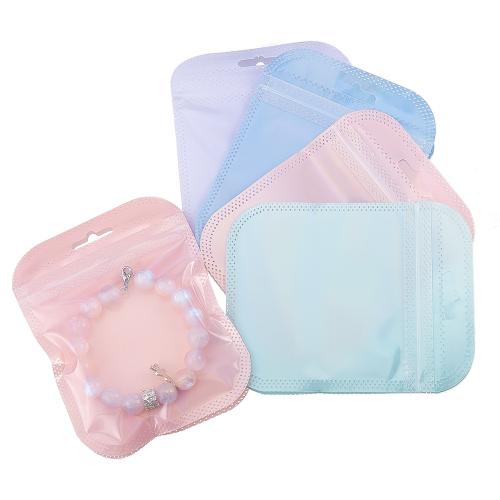 Resealable Plastic Zip Lock Bag, Rectangle, Laser & DIY & different size for choice, more colors for choice, 100PCs/Bag, Sold By Bag