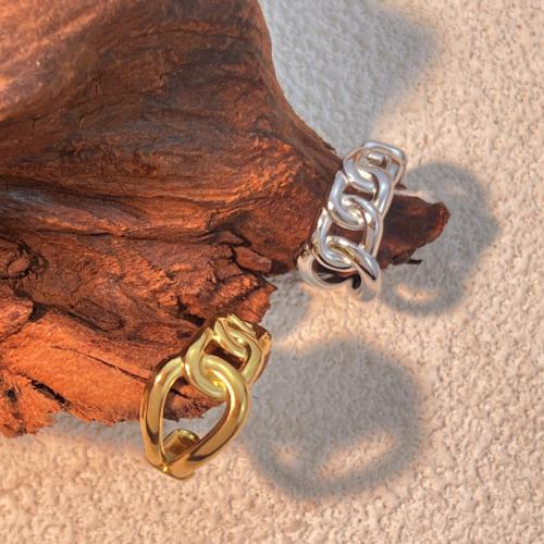 304 Stainless Steel Cuff Finger Ring, plated, fashion jewelry & for man, more colors for choice, Sold By PC