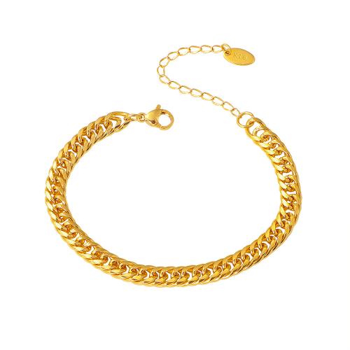 304 Stainless Steel Bracelet, with 5cm extender chain, plated, fashion jewelry & Unisex, more colors for choice, Length:Approx 15 cm, Sold By PC