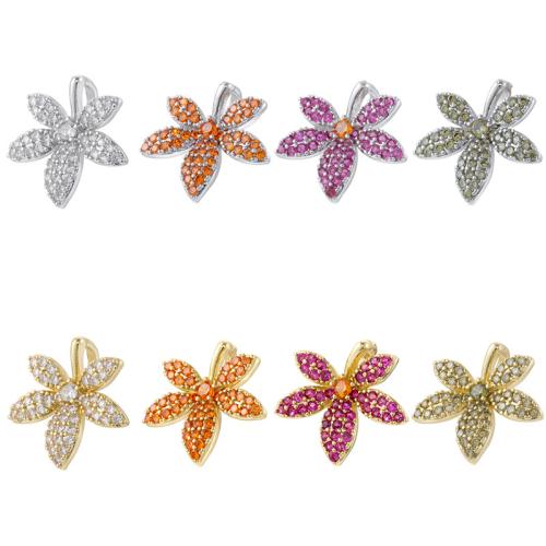 Rhinestone Brass Pendants, plated, DIY & with rhinestone, more colors for choice, 12x18mm, Sold By PC