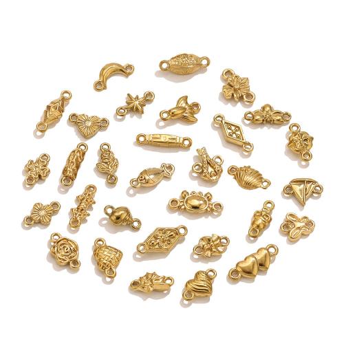 Edelstahl Schmuckverbinder, 304 Edelstahl, plattiert, DIY & verschiedene Stile für Wahl, verkauft von PC