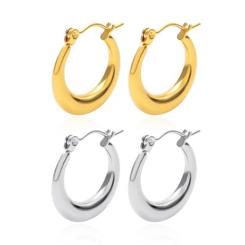 304 Stainless Steel Lever Back Earring, Vacuum Ion Plating, fashion jewelry & for woman, more colors for choice, 19x21mm, Sold By Pair