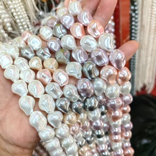ABS Plastic Beads, ABS Plastic Pearl, irregular, DIY & different size for choice, more colors for choice, Sold Per Approx 38 cm Strand
