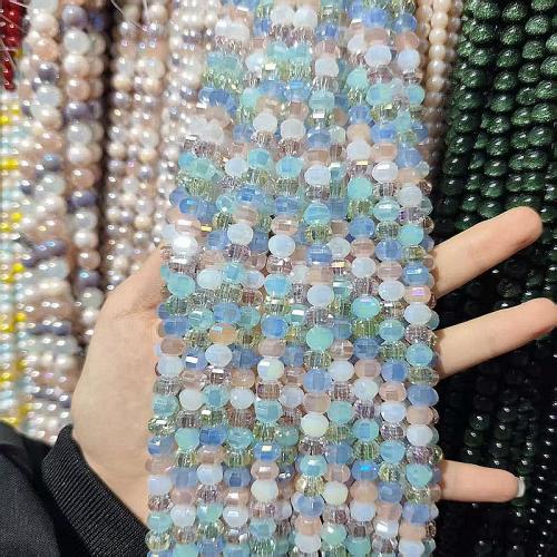 Fashion Glass Beads, polished, DIY & faceted, more colors for choice, 8mm, Approx 54PCs/Strand, Sold By Strand