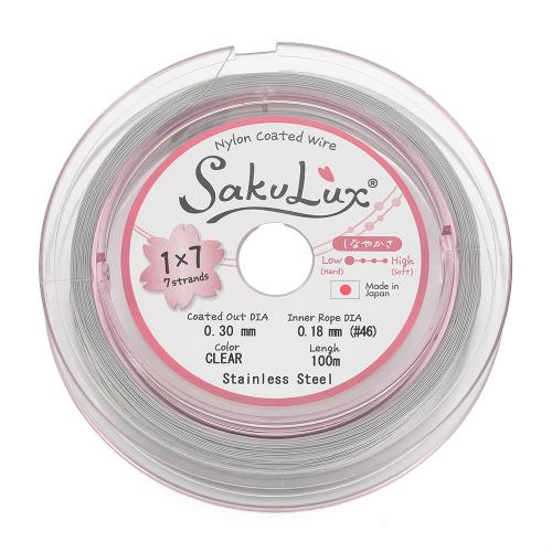 Tiger Tail Wire, 304 Stainless Steel, plated, DIY, more colors for choice, 100m/Spool, Sold By Spool