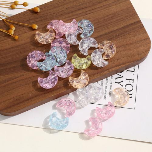 Acryl Perle, Mond, DIY, keine, 16.59x20mm, Bohrung:ca. 2.5mm, ca. 384PCs/Menge, 500G/Menge, verkauft von Menge